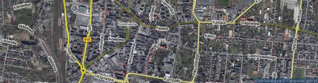 Zdjęcie satelitarne Plac Rowińskiego Stefana pl.